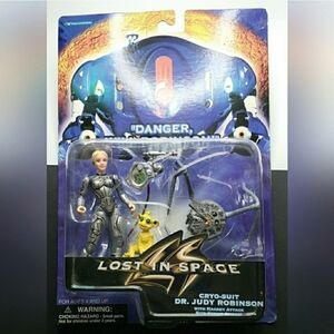 Vintage 1997 NEW Lost in Space Cryo-Suit Dr Judy Robinson Action Figure Toy AF35